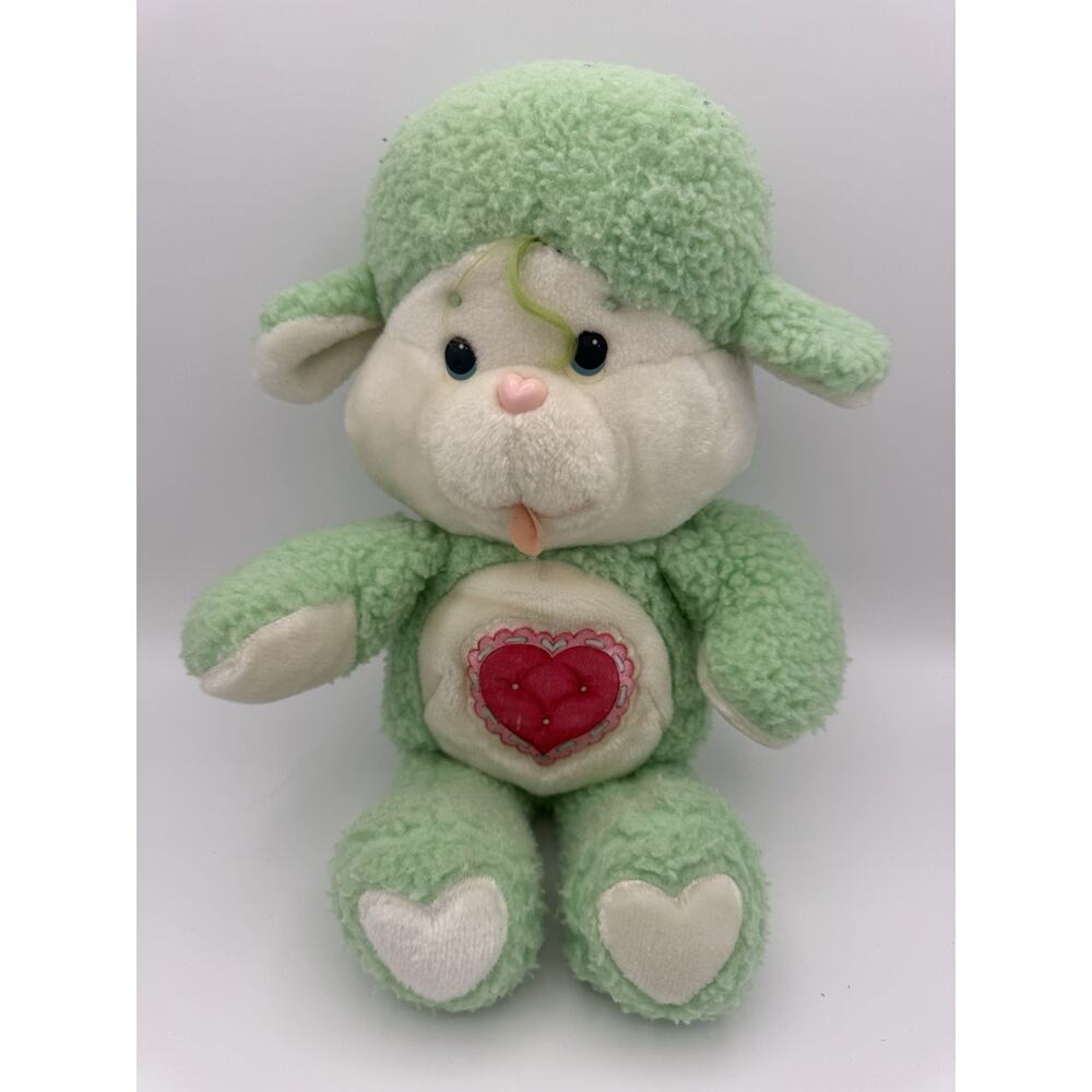 VTG Care Bear Cousins Gentle Heart Lamb Plush 1984 Kenner